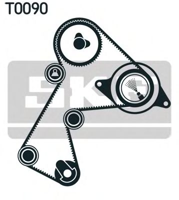 VKMA 06116 SKF Комплект ГРМ (ремінь + ролик)1